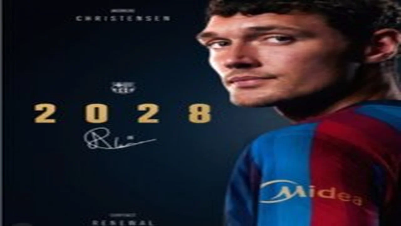 برشلونة يجدد عقد كريستنسن حتى 2028
